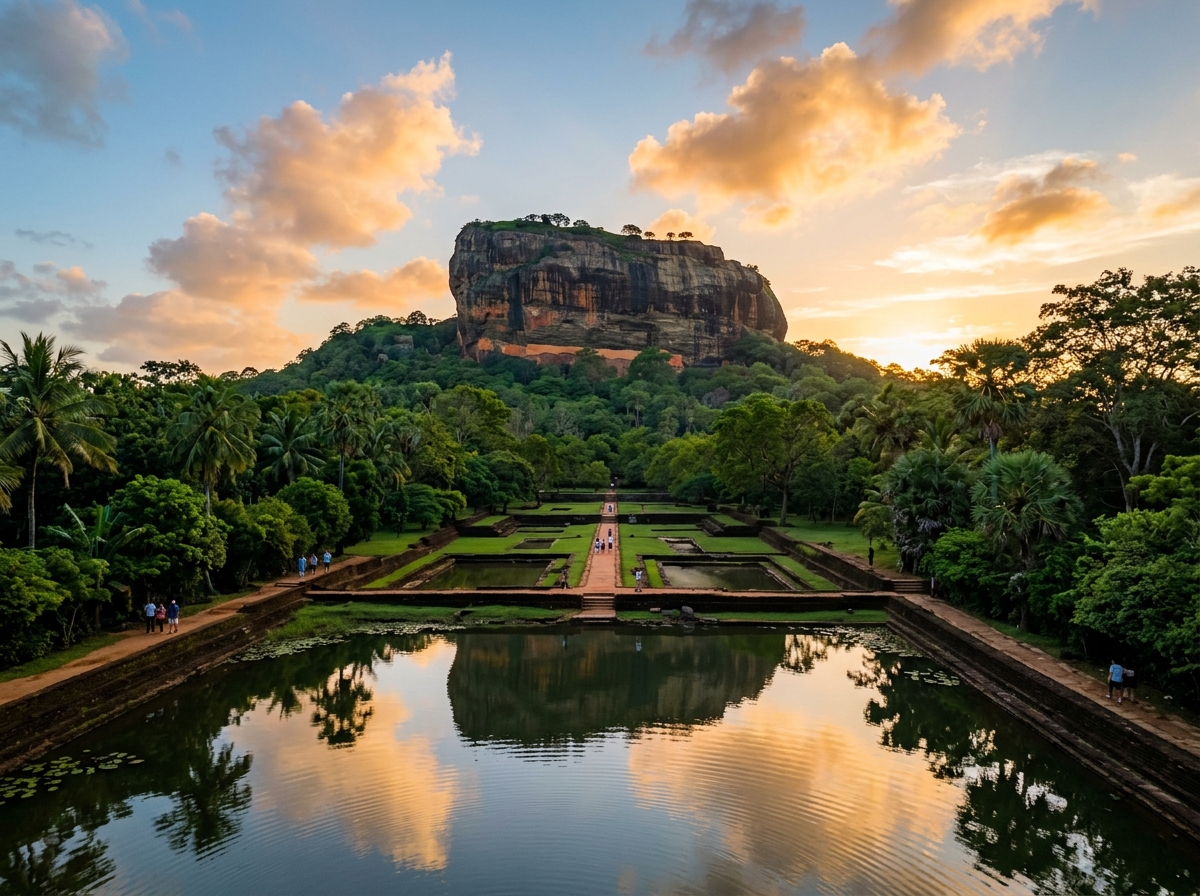 Sigiriya Ancient Rock Fortress and Royal Water Gardens, Sri Lanka